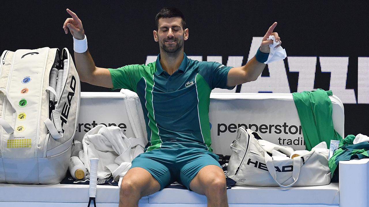 Jannik Sinner wins thrillingly to halt Novak Djokovic’s run.