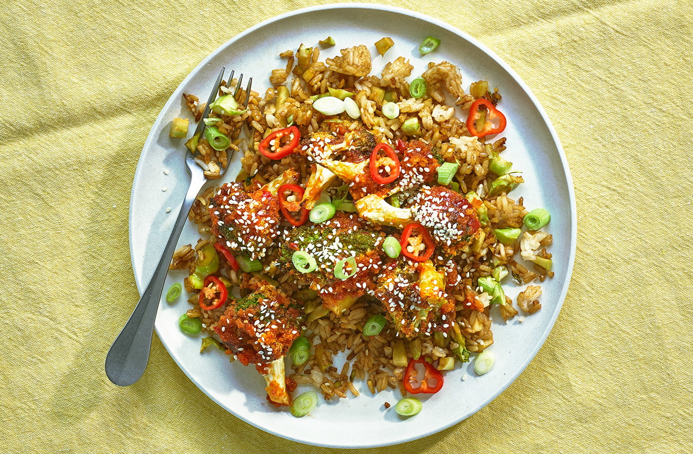 Sticky broccoli fried rice and ovenbake risotto: cheap rice dishes