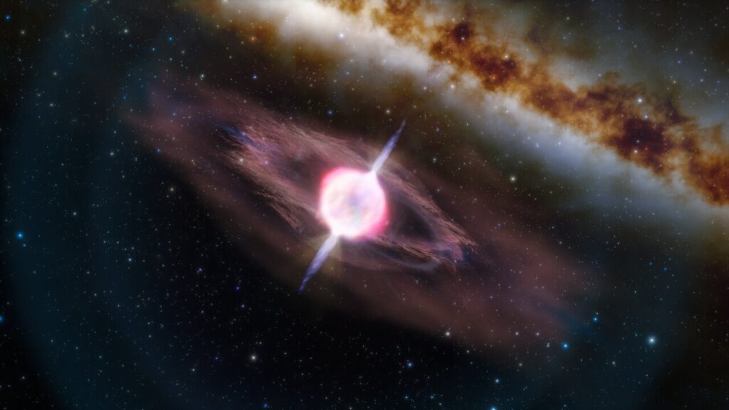 A rare cosmic explosion might wipe out life on Earth for millennia.