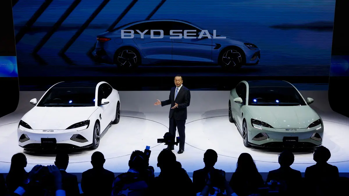 In Q4 2023, BYD outsells Tesla in electric car sales