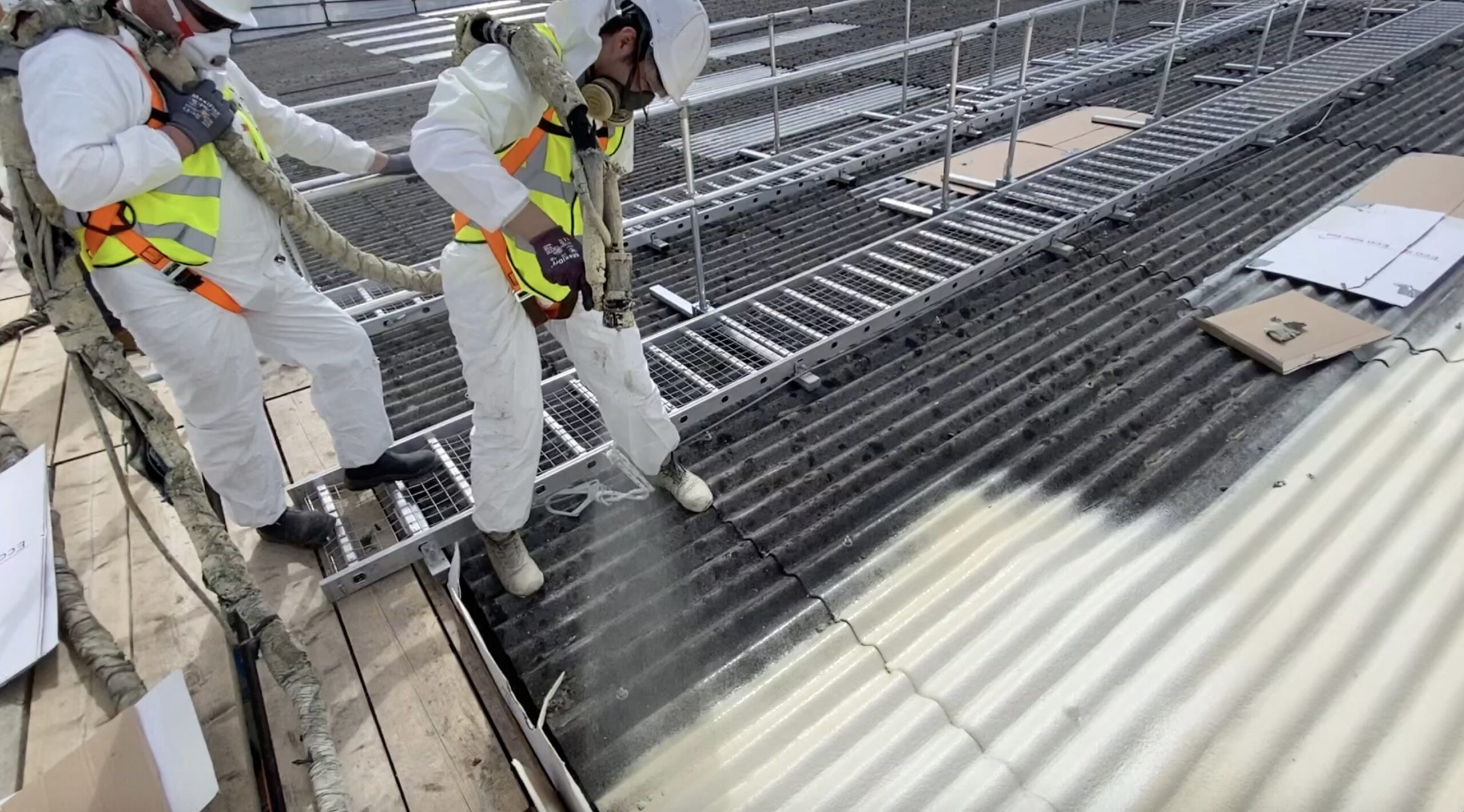 Asbestos Roof Restoration