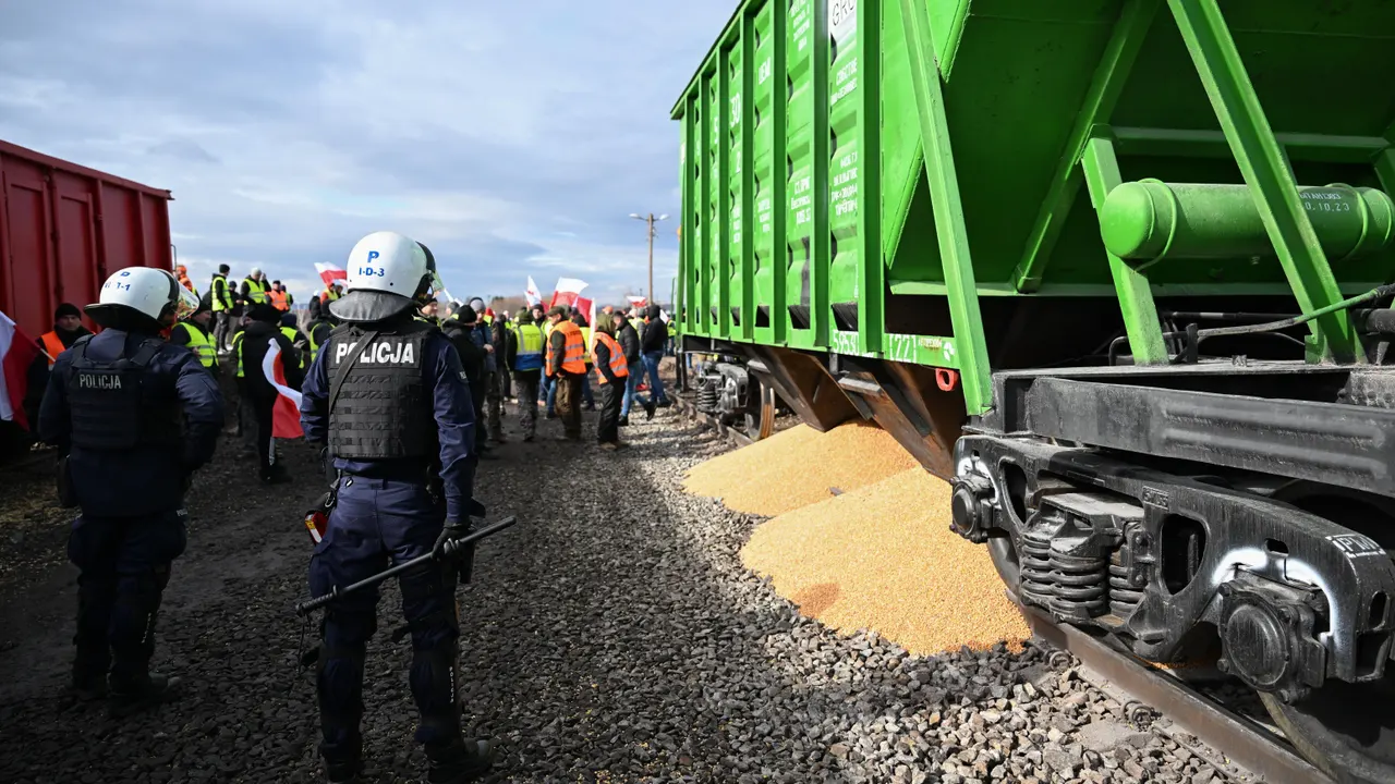 Ukraine wants Poland to punish grain-dumping protesters