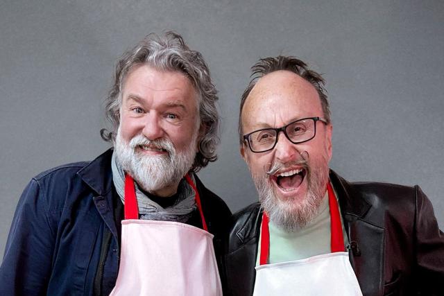 Hairy Bikers’ last photo together, relaxing