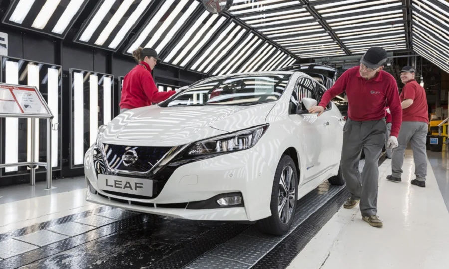 Nissan halts Leaf EV production in Sunderland, UK